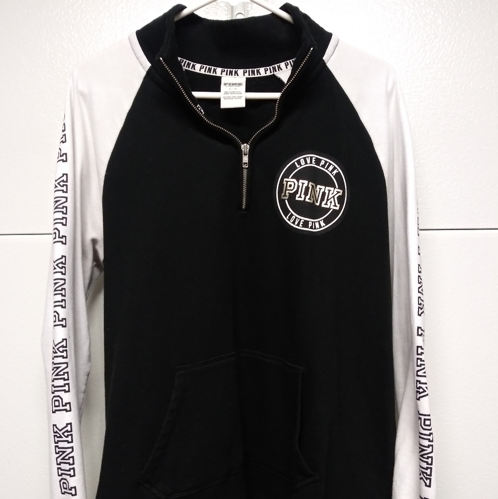 VS PINK quarter zip sweater